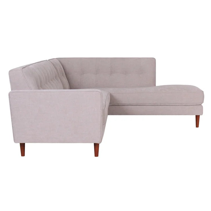 Right-hand Facing Fabric Sofa-chaise
