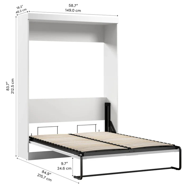 Bestar Boutique Double Wall Bed