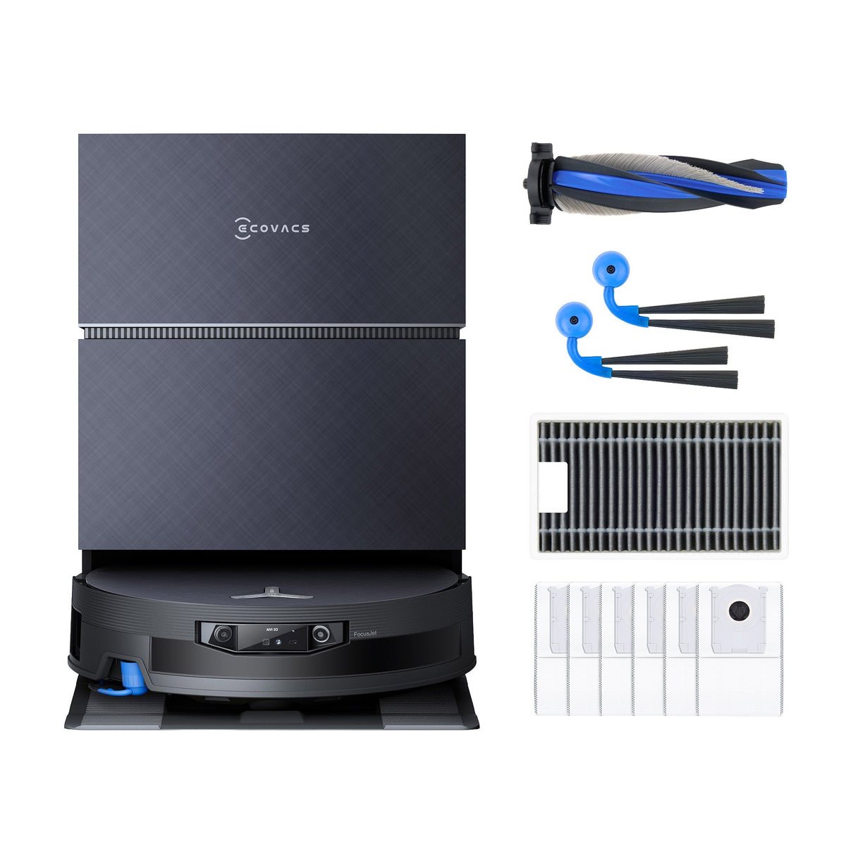 Ecovacs X12 PRO OMNI CARE Robot Vacuum & Mop with FocusJet Stain Spray and 22,000 Pa Suction Power
