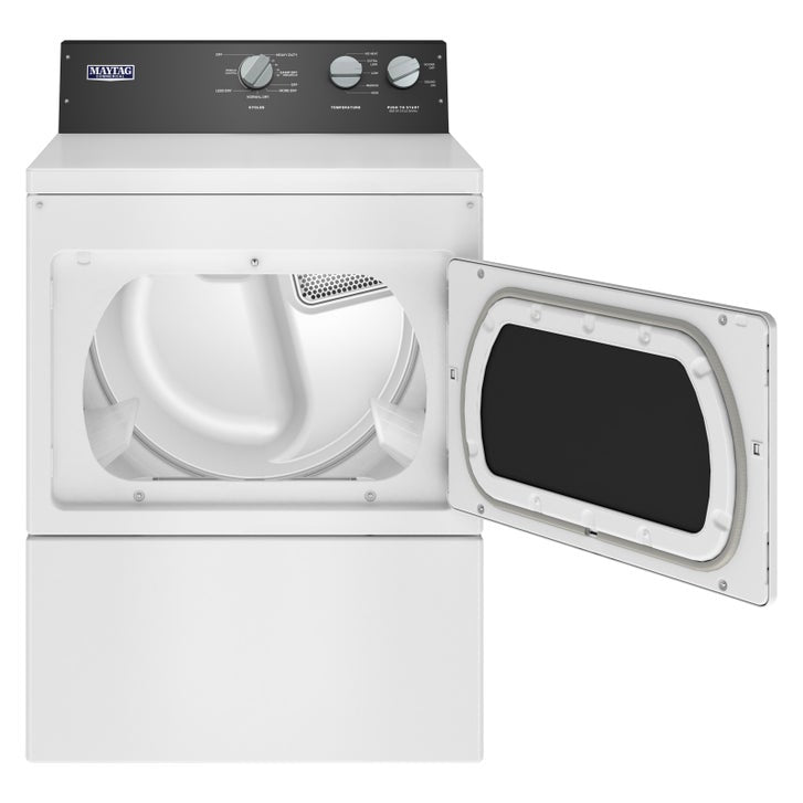 Maytag 7.4 cu ft. White Electric Commercial-Grade Residential Dryer with IntelliDry Sensor