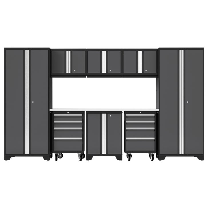 NewAge Products Bold XL Series 9-Piece Garage Cabinetry Set
