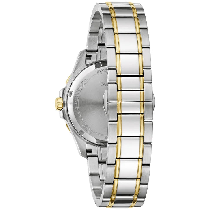 Bulova Marine Star White Mother-of-Pearl Dial Women's Watch