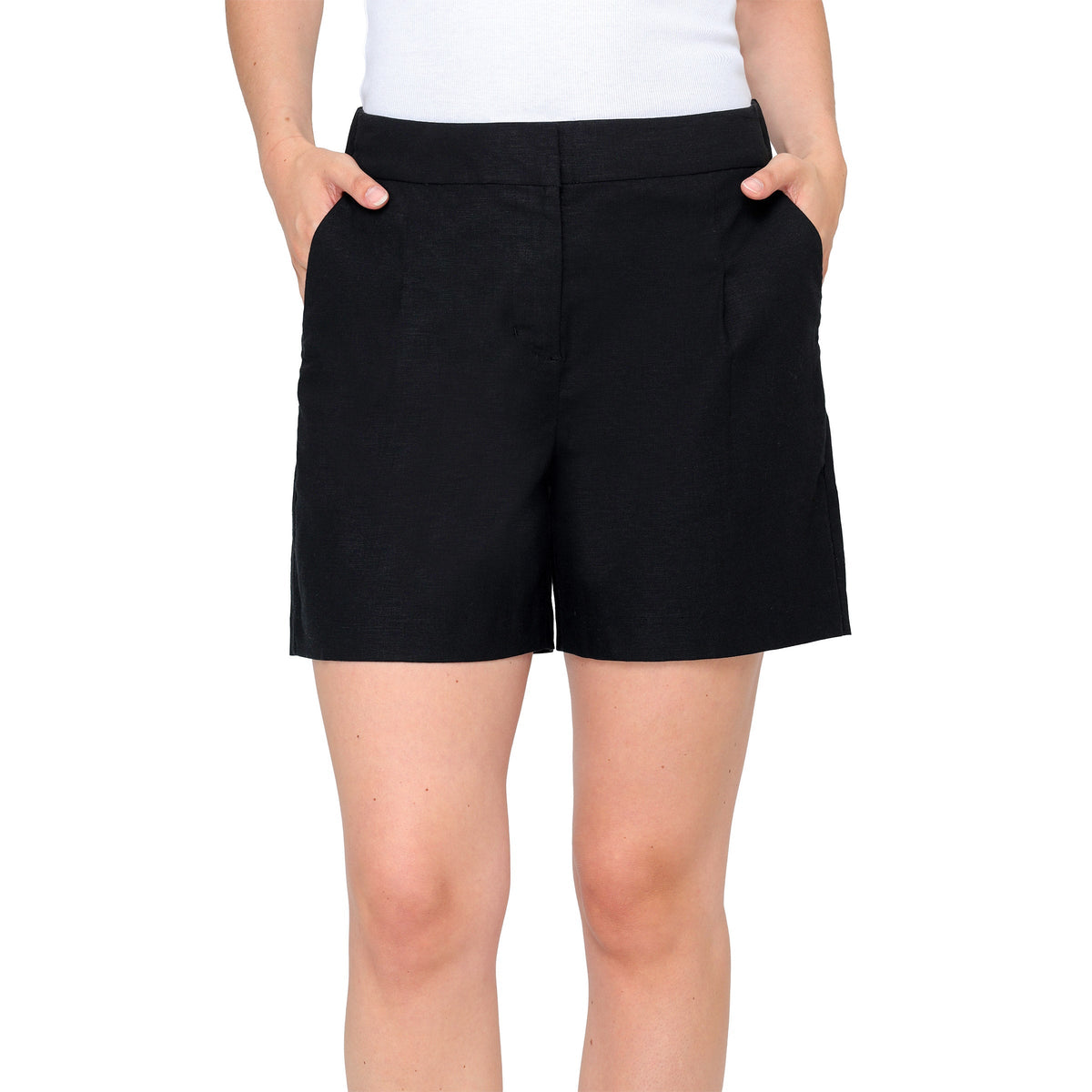 Nicole Miller Original Women's Linen Blend Short