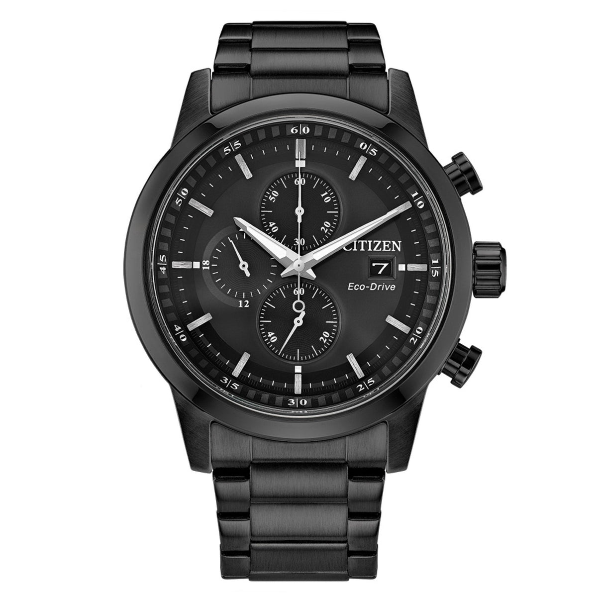Citizen Sport Casual Black Sunray Dial Men's Watch