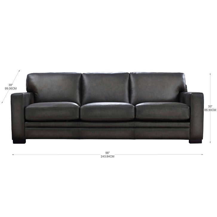 Prospera Home Luca Top-grain Leather Sofa