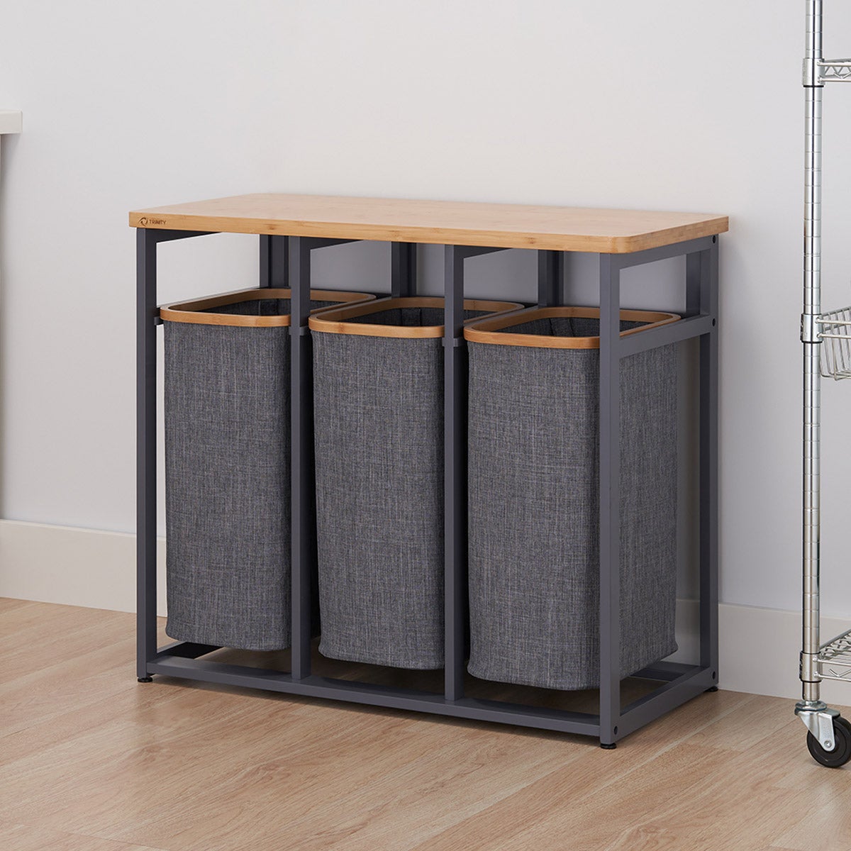 Trinity Bamboo Laundry Sorter