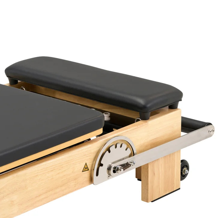 Hisooth SpaceSaver Foldable Pilates Reformer 60cm Maple Frame