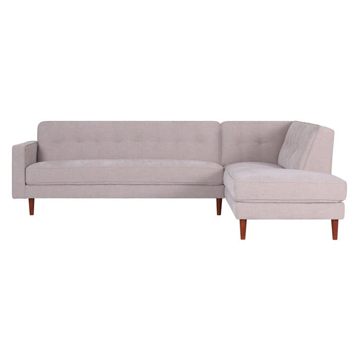 Right-hand Facing Fabric Sofa-chaise