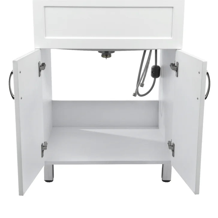 Transform 24.1 in. All-in-one RTA Laundry Cabinet with Stainless Steel Sink and Faucet
