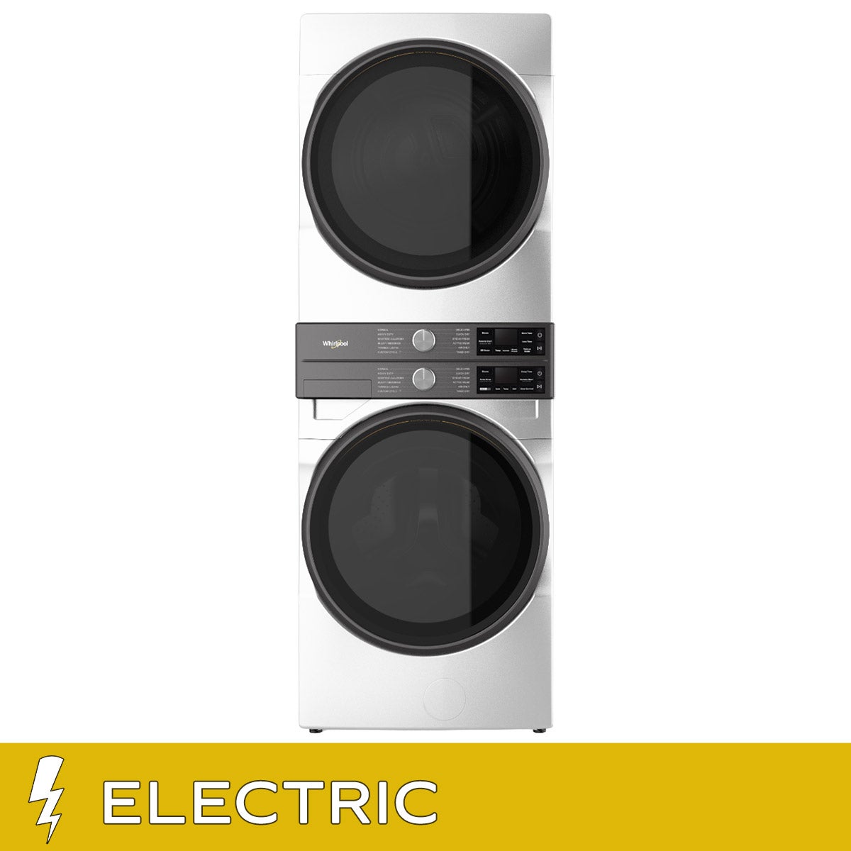Whirlpool 28 in. Laundry Centre 5.2 cu ft. Washer and 7.4 cu ft. Electric Vented Dryer with UV Clean