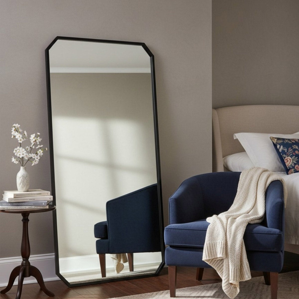 Bastion Leaner Style Floor Mirror