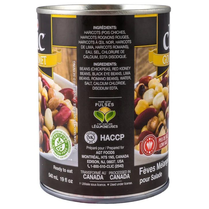 Clic Salad Bar Mixed Beans, 12 x 540 mL