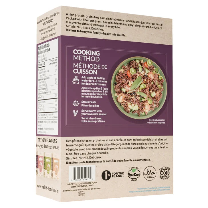 Wellth Protein Pasta, 6 × 340 g