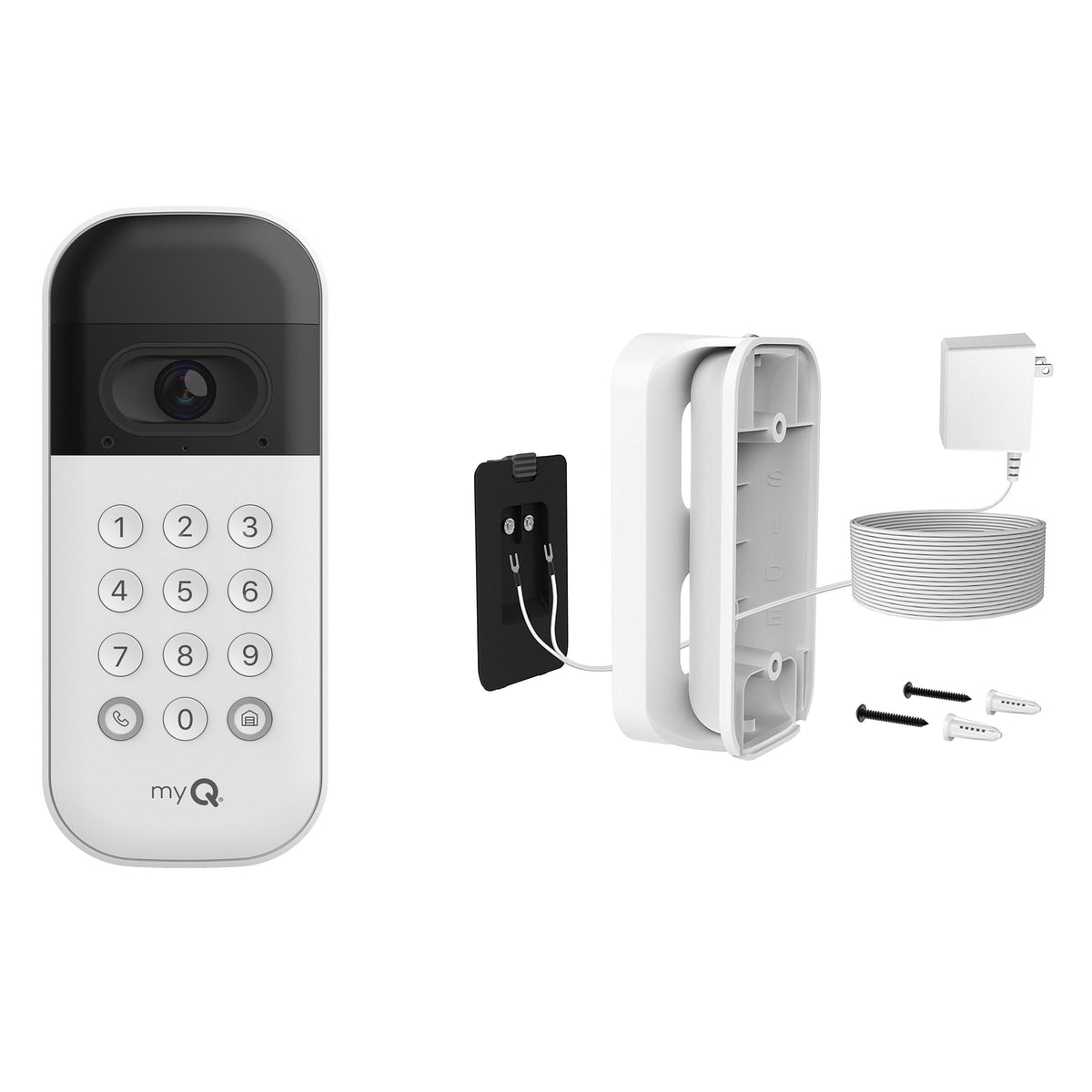myQ Smart Garage Video Keypad with Power Adapter Kit