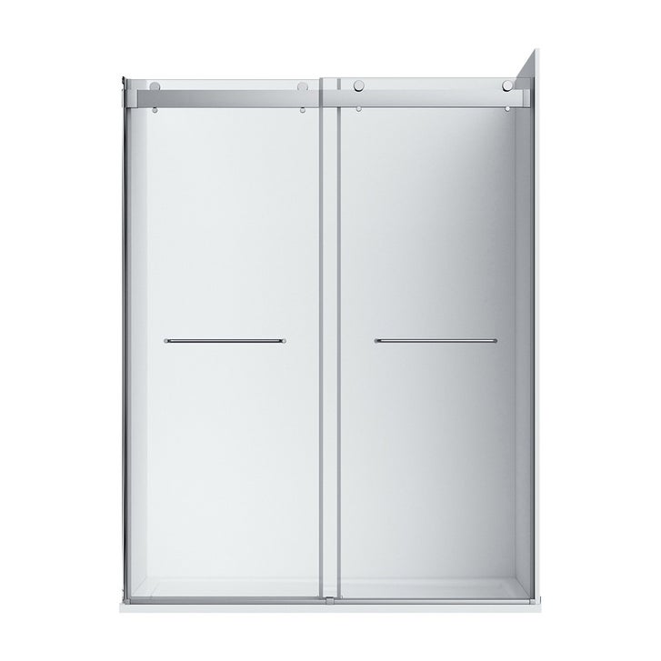 Appollo Geneva 36 in. × 48 in. Right Corner Shower Kit in Chrome