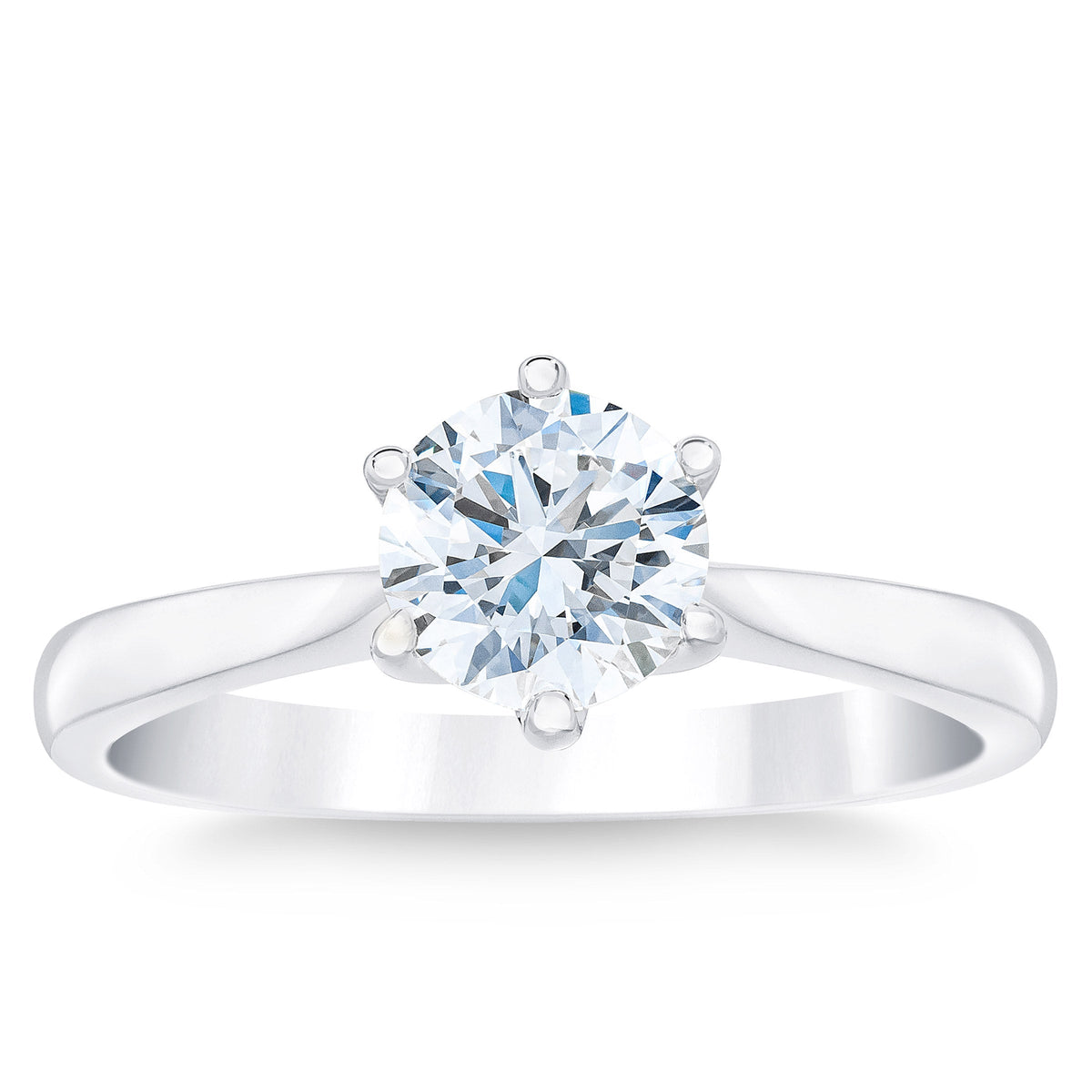 Round Brilliant Diamond Solitaire Ring (1.00 ct)