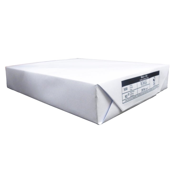 Xerographic Printer Paper, Letter, 8.5 in. x 11 in., 92 Bright, 20 lb, Case Pricing Order of 16 to 39