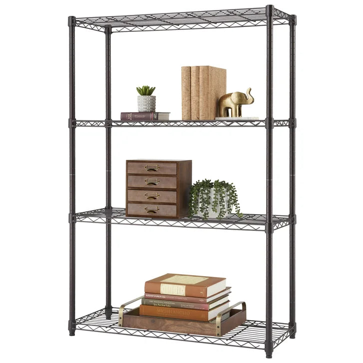 TRINITY 4-Tier NSF Dark Bronze All Purpose Shelving Rack