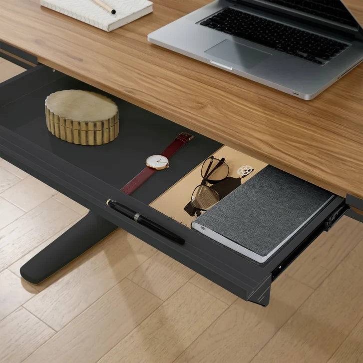 Nico Case 117 cm (46.1 in.) Height Adjustable Lift Desk, Black Frame