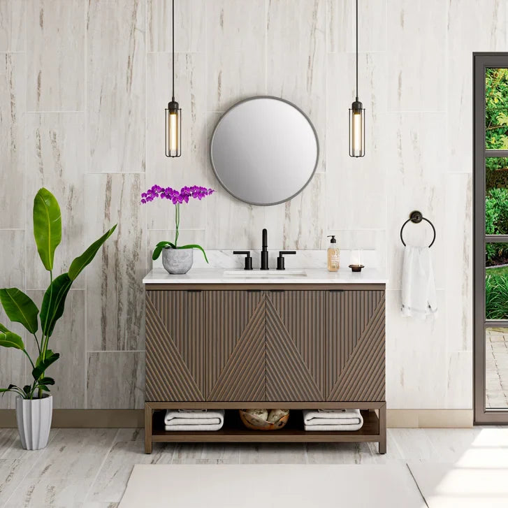 MagickWoods Santa Fe Jacobean Walnut Bathroom Vanity
