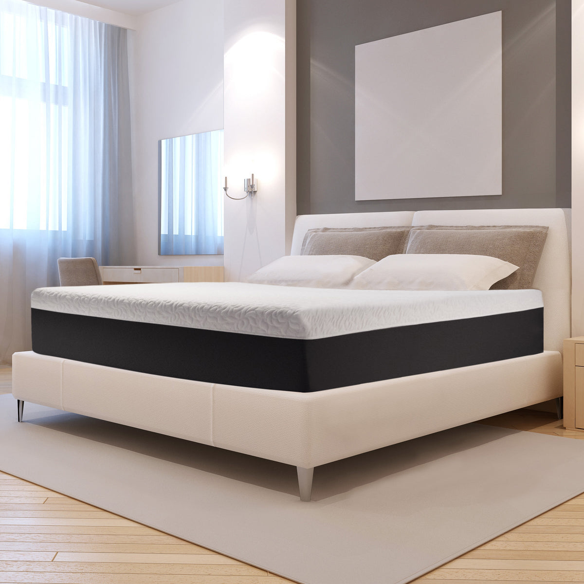 Comfort Tech Elite Aurora - Medium 30.5 cm (12 in.) Double Foam Mattress