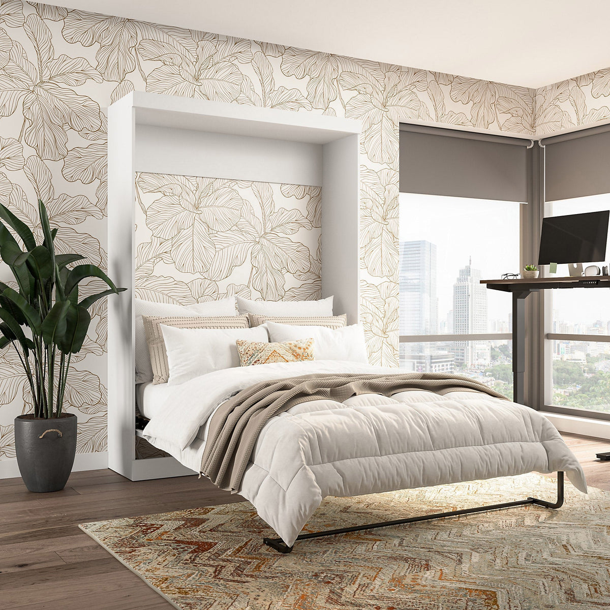 Bestar Boutique Double Wall Bed