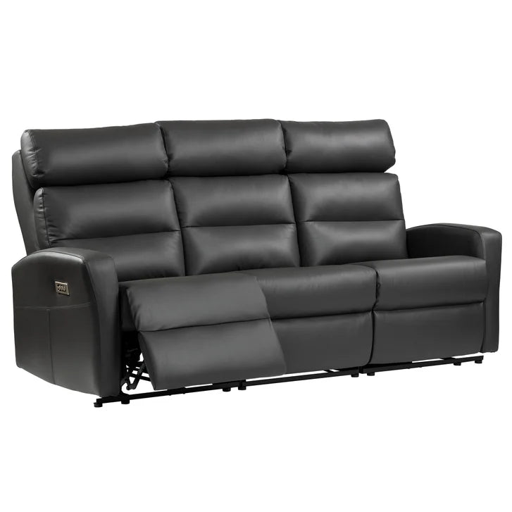 Simply Comfort Power Reclining Sofa, Dark Grey