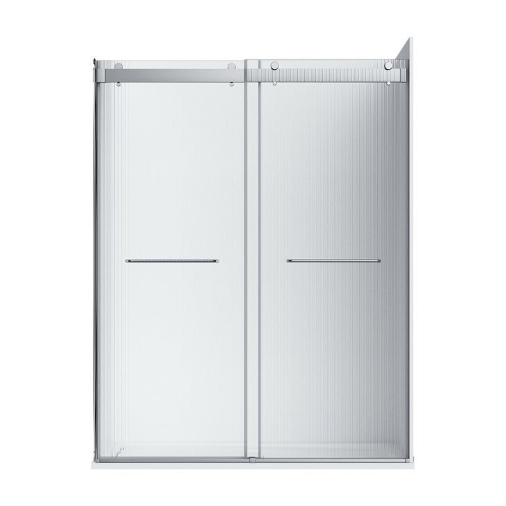 Appollo Geneva 36 in. × 48 in. Right Corner Shower Kit in Chrome