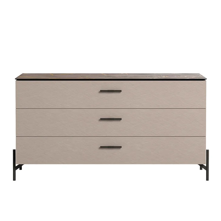 Sassari 3-drawer Dresser & Mirror Set, Made in Italy