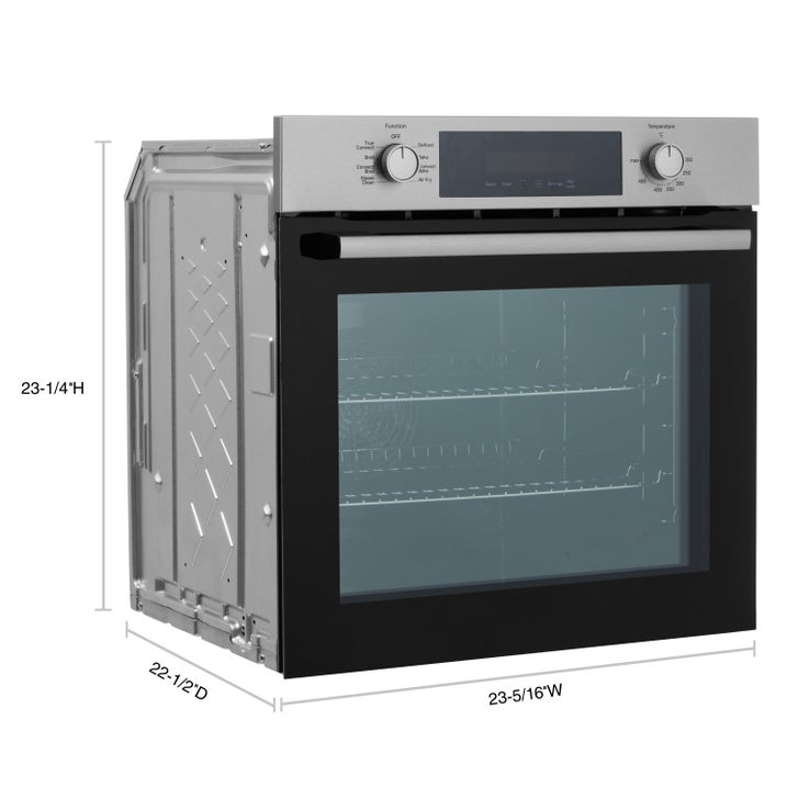 Whirlpool 24 in. 2.5 cu ft. Electric Stainless Steel Wall Oven with Air Fry