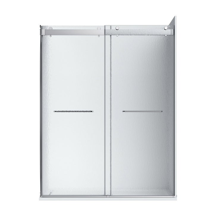 Appollo Geneva 36 in. × 48 in. Right Corner Shower Kit in Chrome