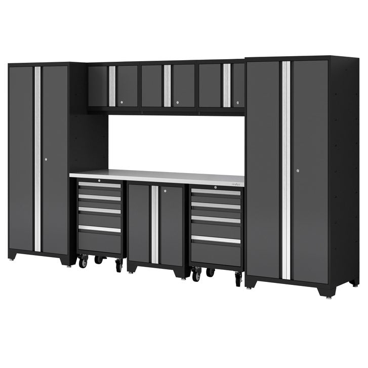 NewAge Products Bold XL Series 9-Piece Garage Cabinetry Set