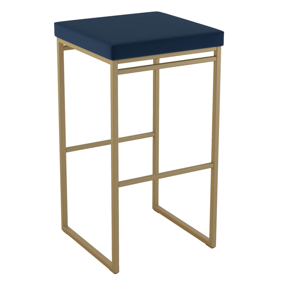 Amisco Easy Modern Counter Stool Blue Seat