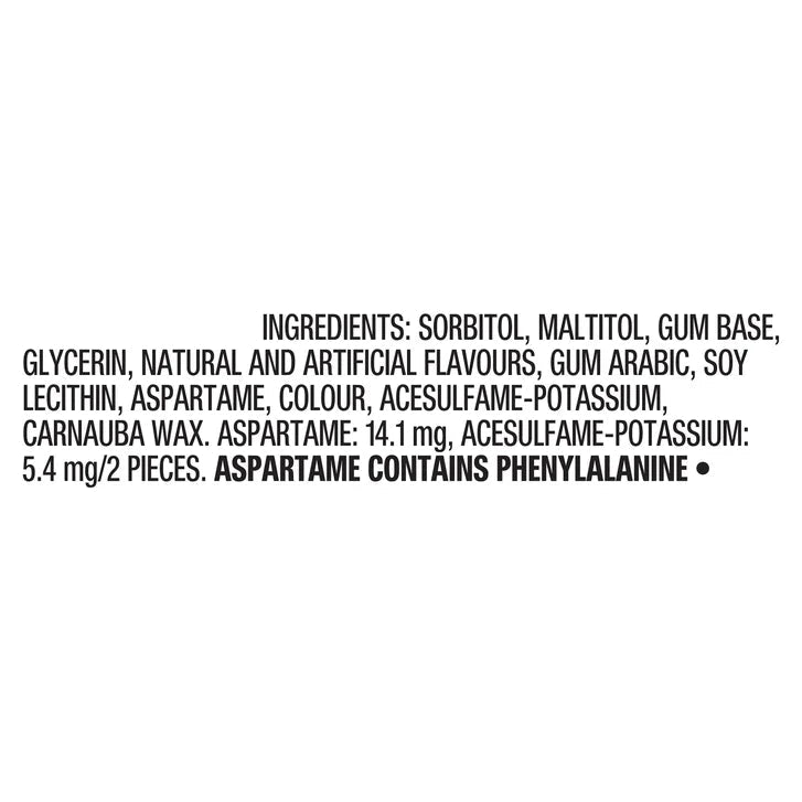 Excel Sugar-Free Spearmint Gum, 6 × 60 pieces