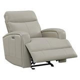 Sora Ridge Top-grain Leather Glider Power Recliner