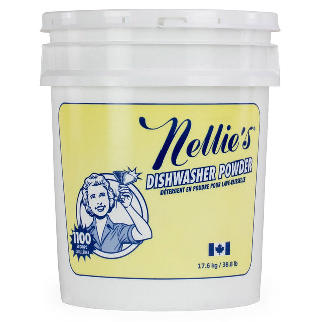 Nellie's Bulk Dishwasher Powder 1,100 loads, 17.6 kg (38.8 lb) M5