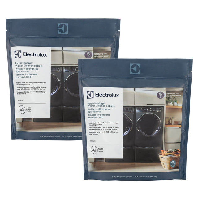 Electrolux PureAdvantage Washer Cleaner Tablets, 2 × 6 Tablets A1