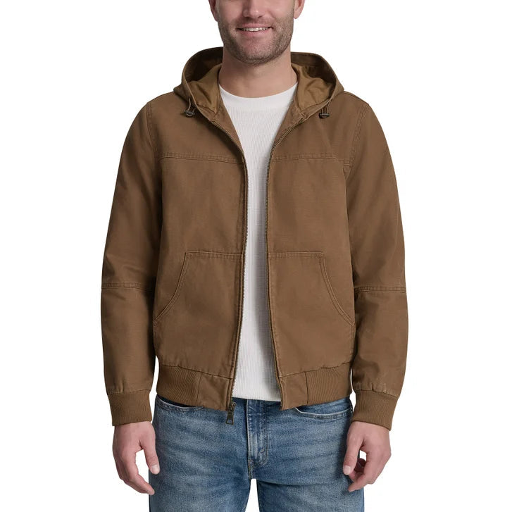 G.H. Bass & Co. Men's Canvas Jacket with Hood