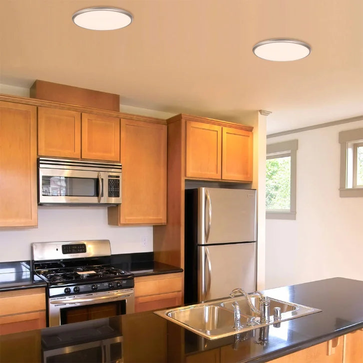 Luminus 14" Thin LED Flush Mount Ceiling Light