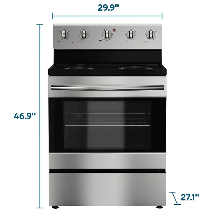 Element 30 in. 5.0 cu ft. Electric Range with Adjustable Oven Rack
