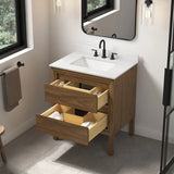 OVE Decors Tino Vanity in Pistachio Finish with Quartz Countertop