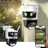 Defender 3K+ AI Tri-Lens PTZ WIFI Plug-in Wi-Fi Security Camera