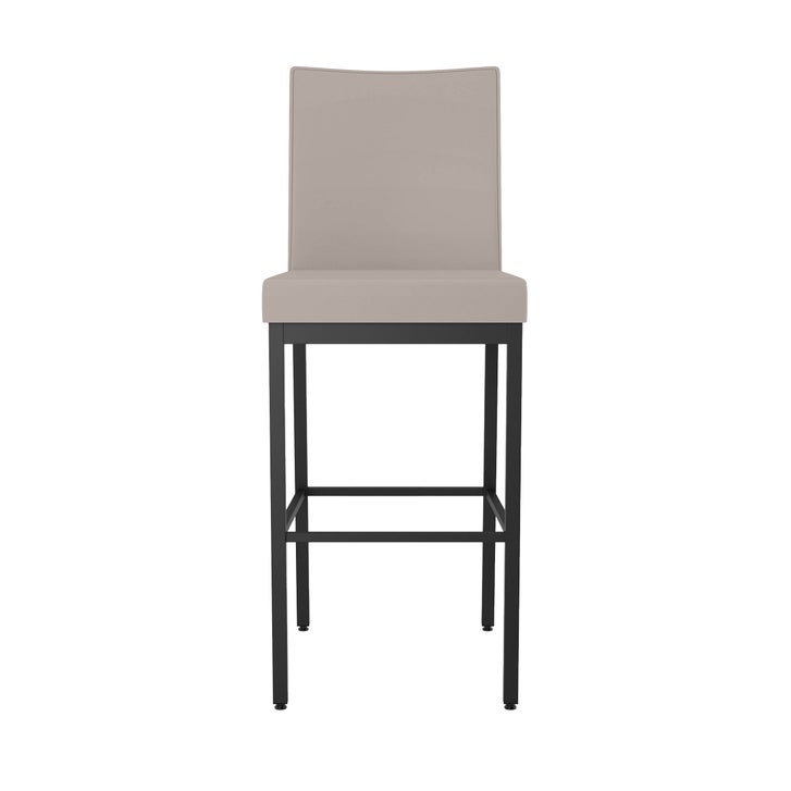Amisco Drift Black Metal Frame Counter Stool
