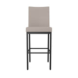 Amisco Drift Black Metal Frame Counter Stool