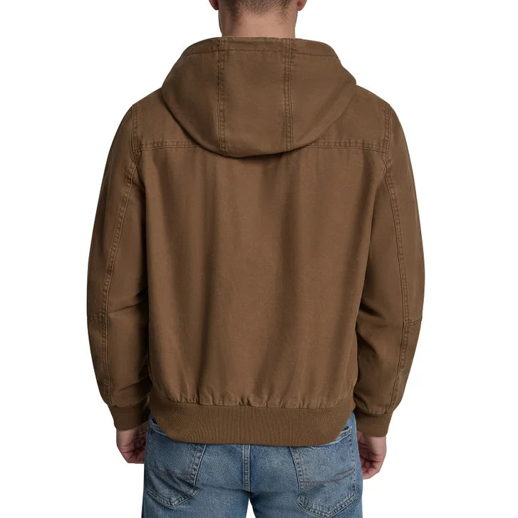 G.H. Bass & Co. Men's Canvas Jacket with Hood