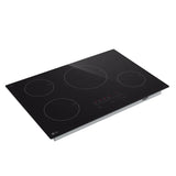 LG 30 in. Black Induction 4 Element Cooktop with SmoothTouch Glass Controls