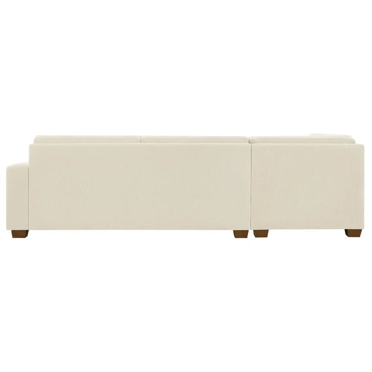 Thomasville Miles 3-piece Left-hand Facing Fabric Sectional with Storage Ottoman