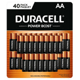 Duracell CopperTop AA Batteries with Power Boost Ingredients, 40 count