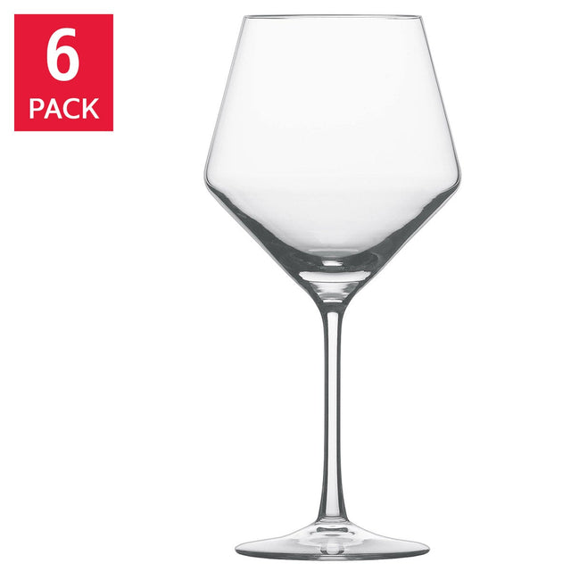 Schott Zwiesel Pure Burgundy 700.9 mL (23.7 oz.) Wine Glass Set, 6-piece B1