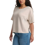 Splendid Women's Ribbed Short Sleeve Top